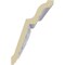 Ekena Millwork 5 1/8"H x 3 3/8"P x 6 1/4"F x 94 1/2"L, (6 1/4" Repeat), Flowing Wind Crown Moulding MLD05X03X06FD - alternate 4